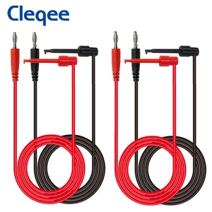 Набор тестовых проводов Cleqee P1039, штекер типа банан, 4 мм, для мультиметра, 2 шт.4 шт.