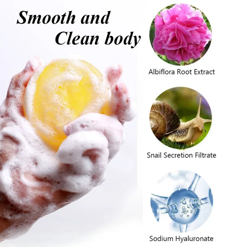 Мыло для лица с золотистой улиткой увлажняющее и глубокое очищение