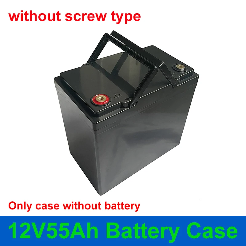 12V 55Ah Battery Case Replace Lead Acid Empty Box 12V55Ah 12.8V 50Ah 55Ah 24V LiFePO4 18650 DIY for Solar System Energy Storage