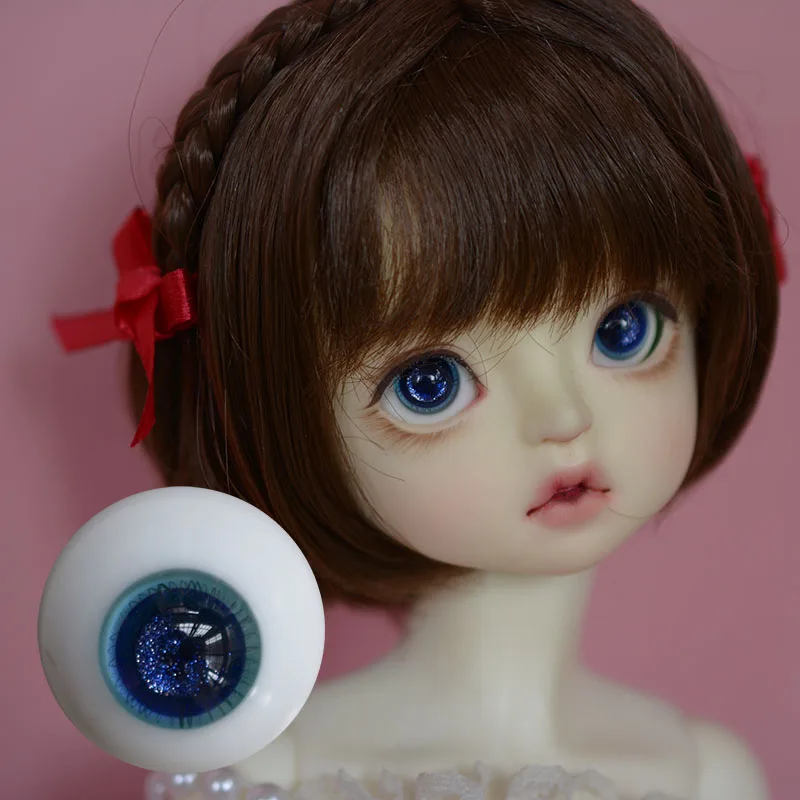 

BJD Doll Eyeballs Suitable for 1-3 1-4 1-6 size beads azure flashing pupil eyes Doll accessories
