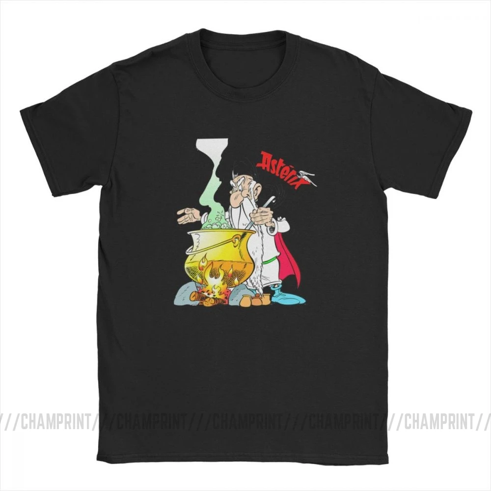 Мужская футболка Asterix And Obelix футболки с короткими рукавами и круглым вырезом из