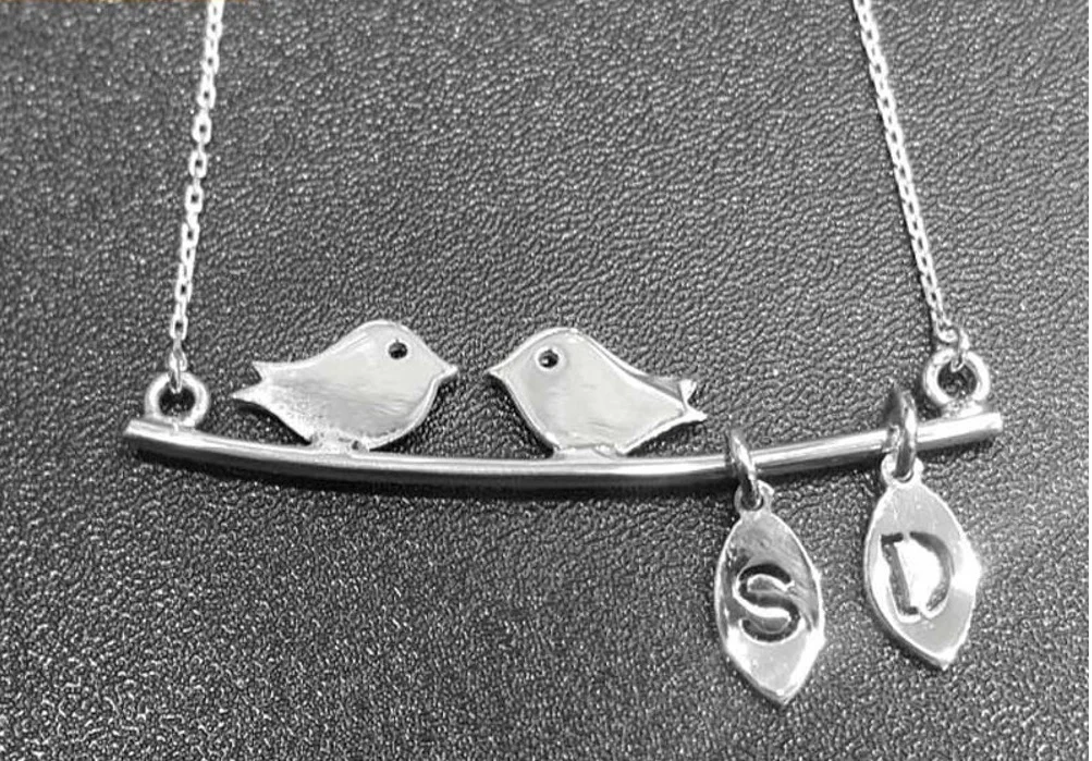 

Special Design Bird Letter Necklace