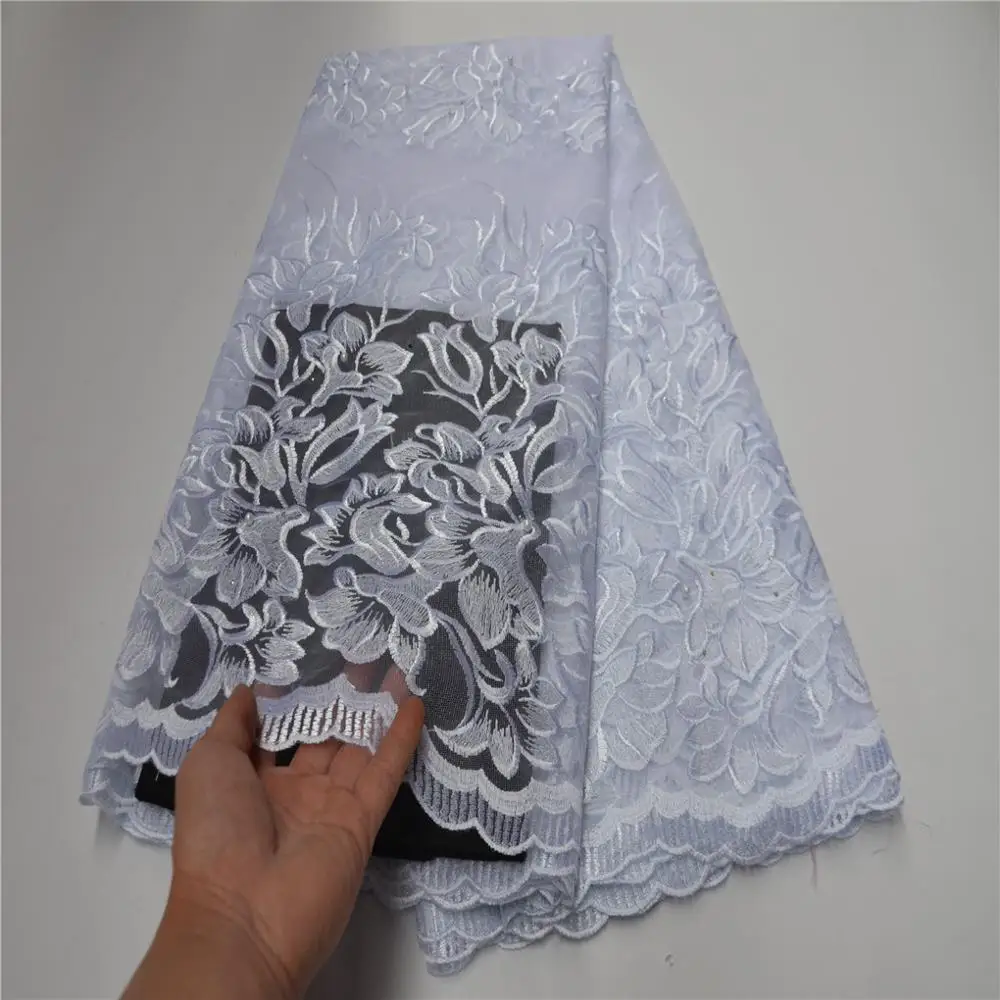 African Swiss Voile Lace Fabric 2020 High quality Stones with Embroidery Nigerian Net For Women French Mesh Red | Дом и сад