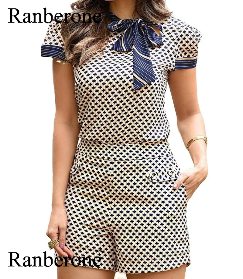 

Ranberone Women 2 Piece Set Short Sleeve Crop Top + Short Matching Set 2021 Summer Jogger Set Sporty Workout Tracksuit Fitness