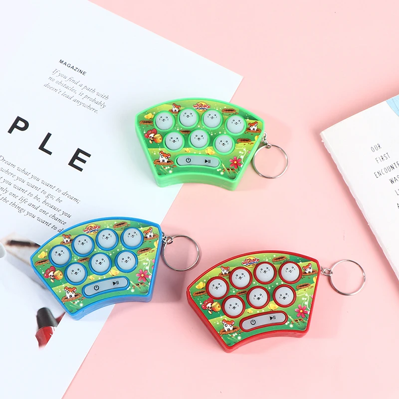 

Funny Hamster Toy Game Machine Keychain Kids Sensory Stress Reliever Toys