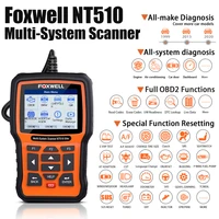 foxwell nt510 elite auto fault diagnostic device obd code reading card diagnostic scanner for car
