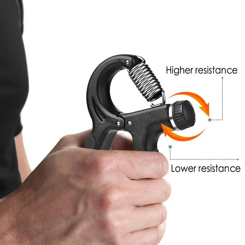 

5-50kg Gym Fitness Hand Grip Adjustable Hand Grip Anti-Skidding Men Adjustable Finger Heavy Exerciser For Muscle Recovery