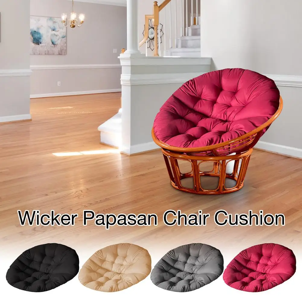 Cushion Round Oversized Papasan Chair Pad Pillows Plush Chai