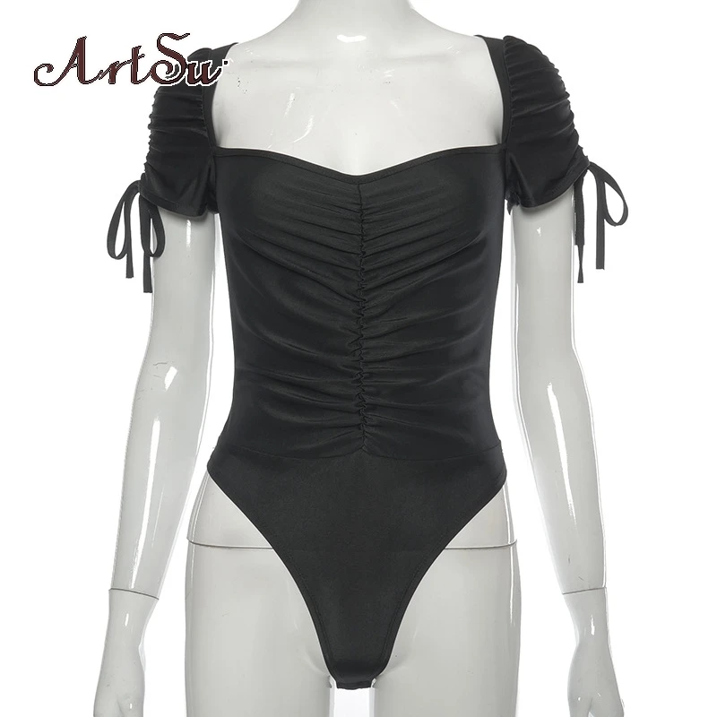 Боди женское блестящее Сетчатое прозрачное без рукавов |