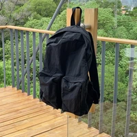 casual nylon womens bag youth zipper backpack bag middle backpack korean preppy style ladies shoulder bag whole sale
