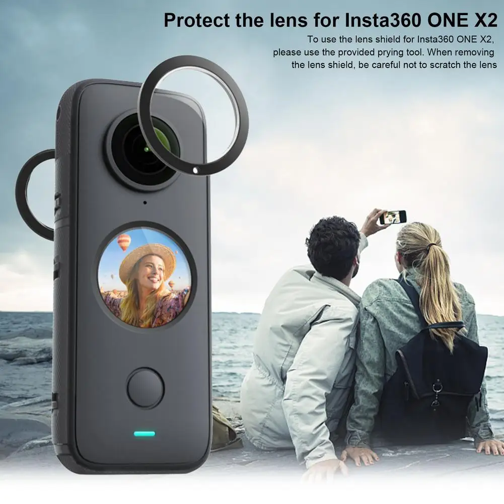 Защитная крышка для объектива Insta360 ONE X2 2 шт. защитная корпуса аксессуары