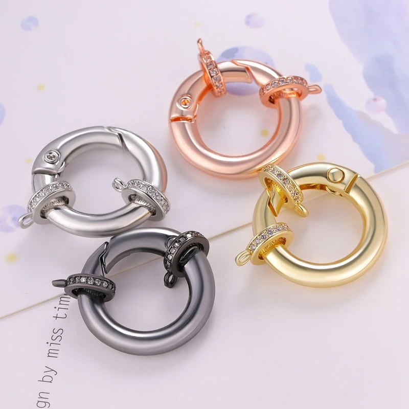 

Juya DIY Accessories Supplies Fastener Lock Carabiner Lobster Clasps For Needlework Connector Jewelry Making