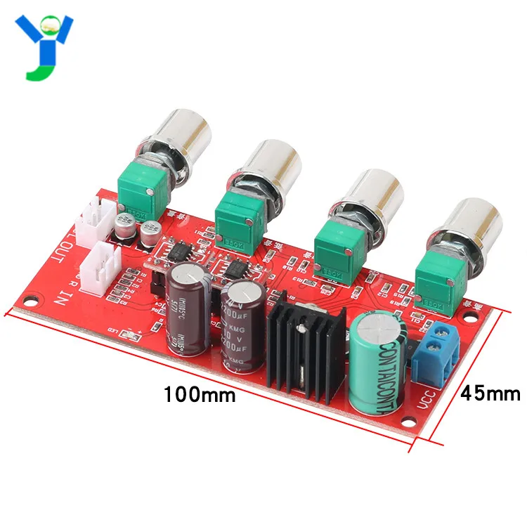 Плата Ad828 усилитель мощности Hi-Fi передняя плата высокий средний и низкий