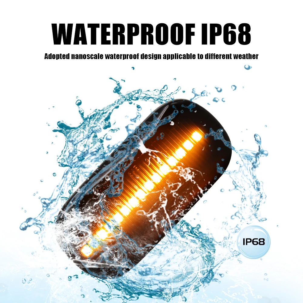 2 шт. для Honda CRV Accord Civic City Fit Jazz Stream HRV S2000 Odyssey боковые габаритные огни динамический