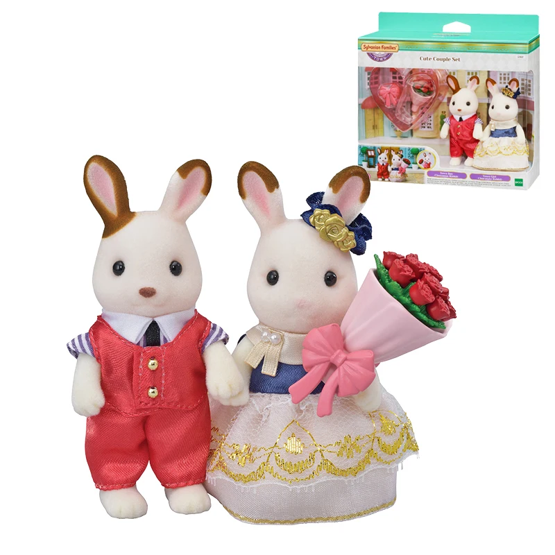 S01 Sylvanian Families кукольный домик пушистый город серия милые пары набор из 2 предметов