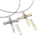 Цельный кулон Дракула михок крест кулон ожерелье для косплея аниме Чокер ожерелья аксессуары Подарки для мужчин женщин Подарки