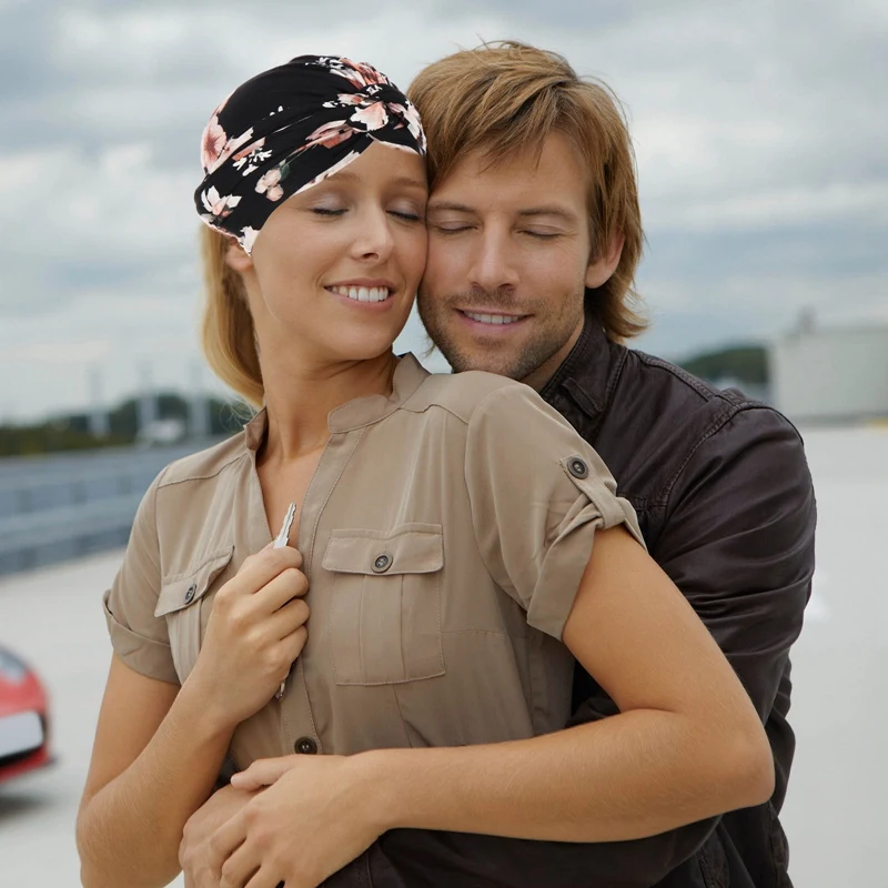 

Women Floral Print Hat Muslim Hijab Chemo Cancer Cap Islamic Hair Loss Hat Head Scarf Turban Satin Liner Inner Cap Arab