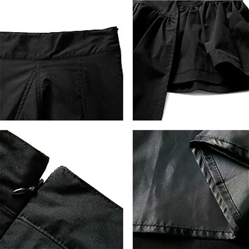 

Skirts Women Summer Irregular Hem Harajuku Fashion Streetwear All-match Hip Hop A-line Womens Mid Calf Chic
