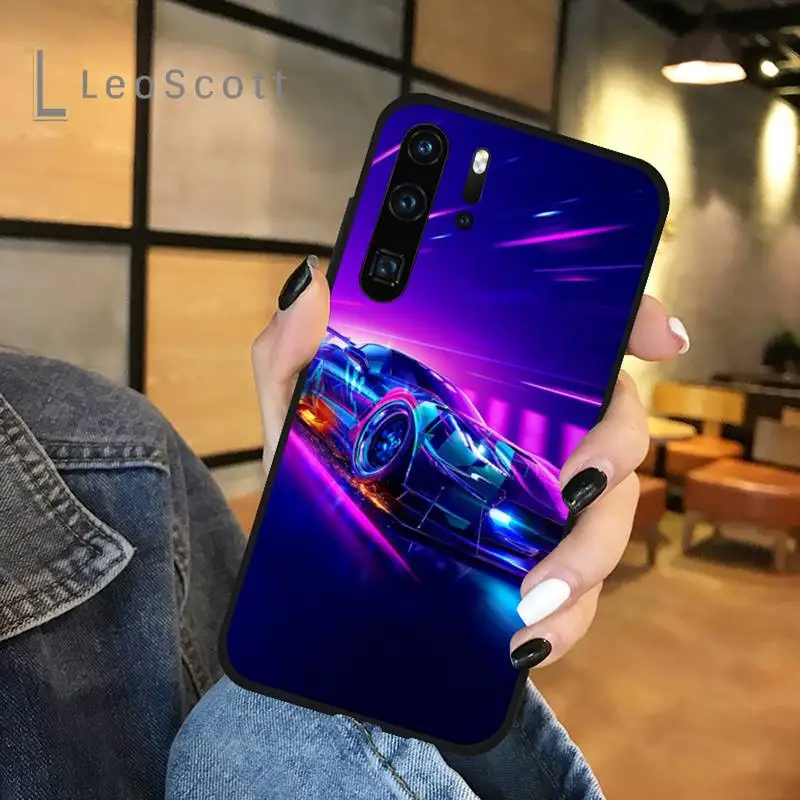 

Luxury fashion Sports Cars Male Men Phone Case For Huawei honor Mate P 9 10 20 30 40 Pro 10i 7 8 a x Lite nova 5t