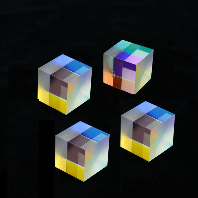 4 шт. 2X2X1.9cm дефектная X кубическая Призма RGB комбинированный сплиттер крест
