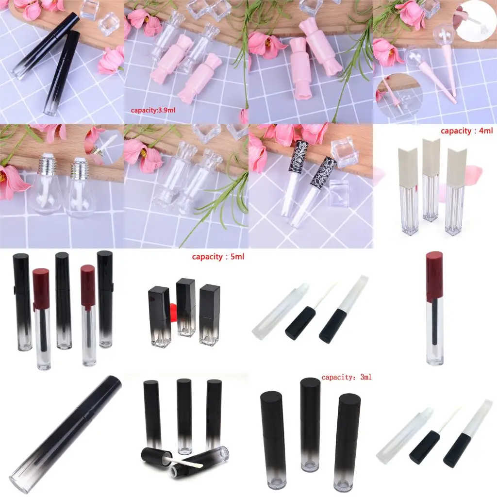 2020 1 шт пустая губная помада бутылка блеск для губ трубка бальзам контейнер с