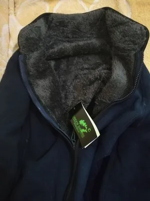 Winter Large Size Plus Velvet Reversible Jacket Men Women Outdoor Trekking Hiking Climbing Coat Sports Thermal Fleece Clothes