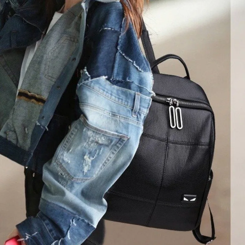 Рюкзак 2020 новый корейский вариант на молнии уличный тренд однотонный популярный