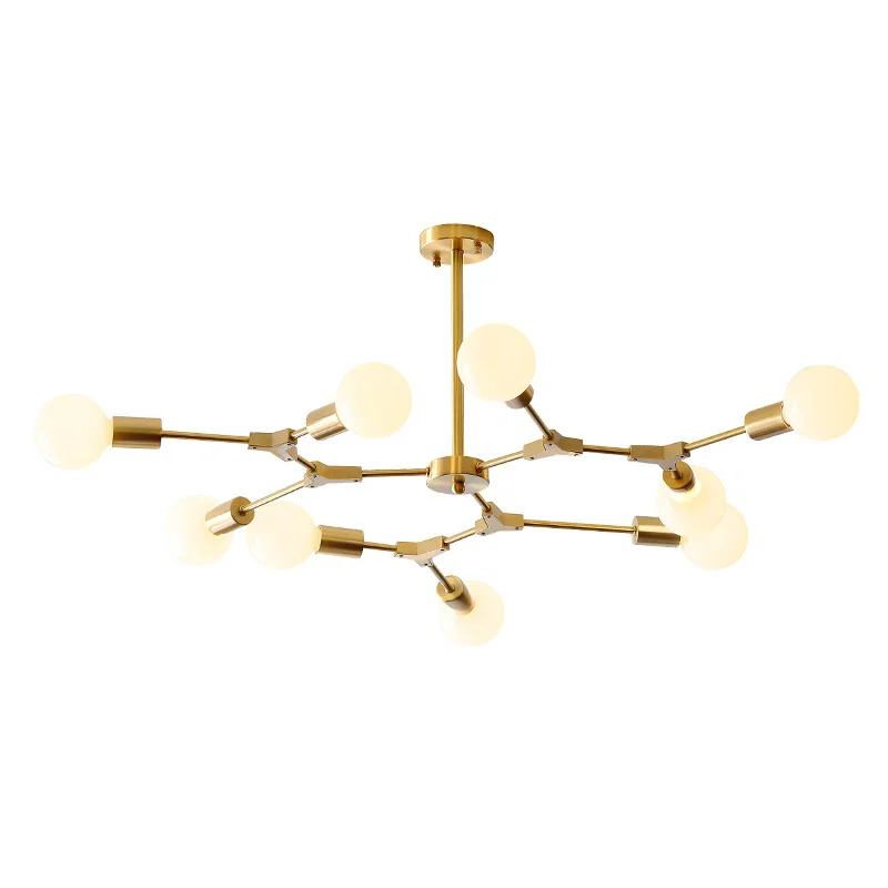 Светодиодный подвесной светильник с регулируемой веткой для спальни