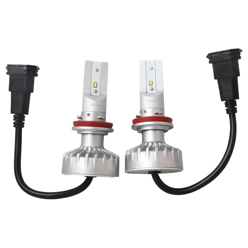 Philips светодиодный H4 H7 H8 H11 H16 9003 Ultinon светодиодный 6000K холодный синий белый светильник+ 160% ярче автомобильный головной светильник компактный дизайн, пара