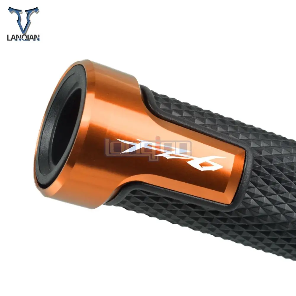 7/8 ''мотоцикл алюминиево-пластиковые ручки с логотипом для YAMAHA FZ6 фазер FZ6S FZ6N