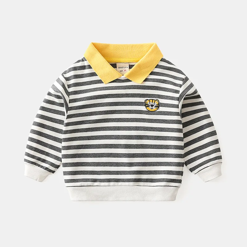 2020 для маленьких мальчиков свитер на осень зиму брендовая тенниска детская