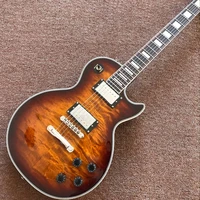 custom 60 gitaar tiger flame standard custom electric guitarchrome hardware sunburst guitarra