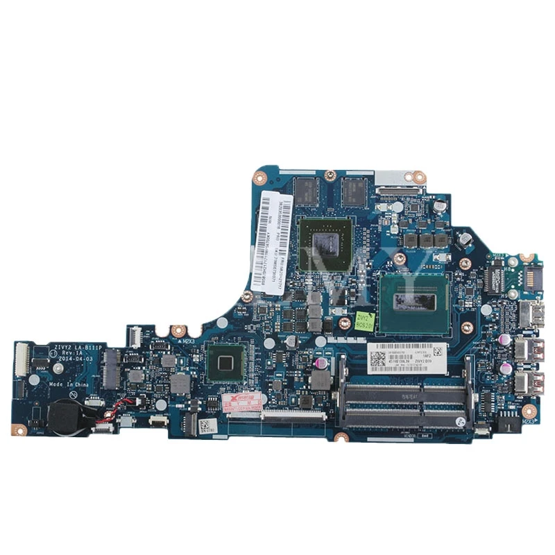 samxinno for lenovo y50 70 y50p y50 la b111p laptop mainboard zivy2 la b111p motherboard with i7 4720hq gtx960m2g free global shipping