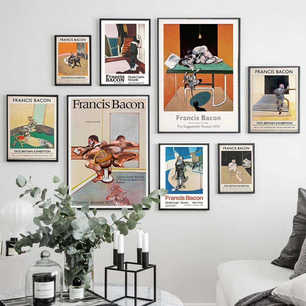 

Figures Portrait Poster Francis Bacon Canvas Painting Surrealist Living Art Print Nordic Wall Picture For Living Room Home Decor