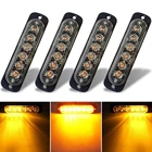 Стробоскоп сигнальный светильник онарь желтый светодиодный боковой мигающий маячок аварийный маркер аварийная решетка лампа бар эвакуатор прицеп пикап 12-24 в автомобиль