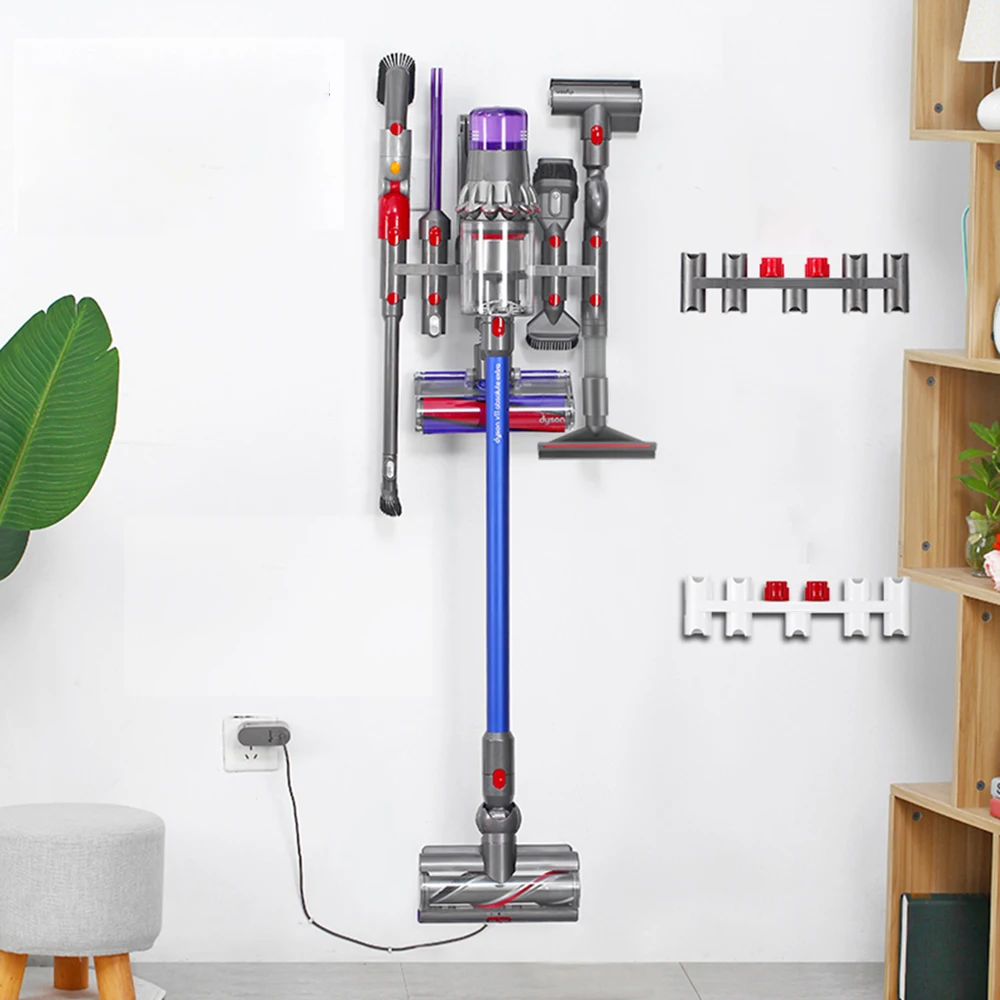 

For Dyson V7 V8 V10 V11 Vacuum Cleaner Part Unit Storage Rack Wall Mount Hanger For Dyson V7 V8 V10 V11 9 Holes Storage Bracket