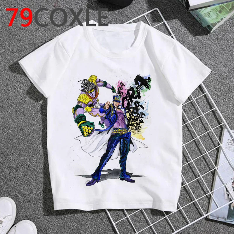 Футболка детская с рисунком из аниме невероятные приключения Джоджо милая