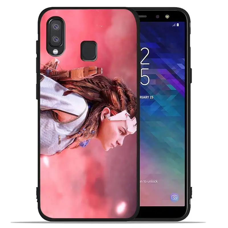 

Horizon Zero Dawn aloy black Phone Case for Samsung A02 A52 A12 A8 Plus A9 2018 A10S A20 A30 A40 A50 A70 A72 A32 M02 Case