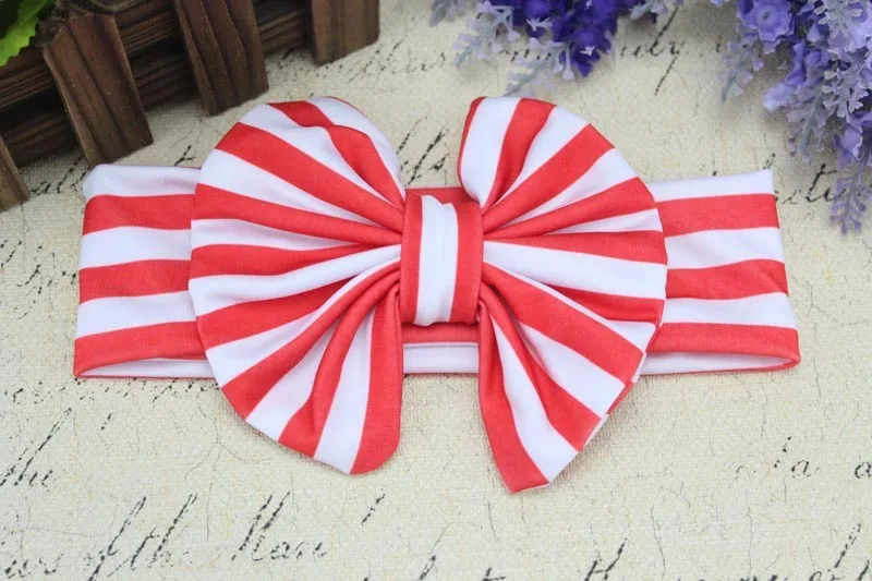 

Baby Infant Hair Headwear Stripe Bow With Europe And The United States Children's Hair With 11 Color