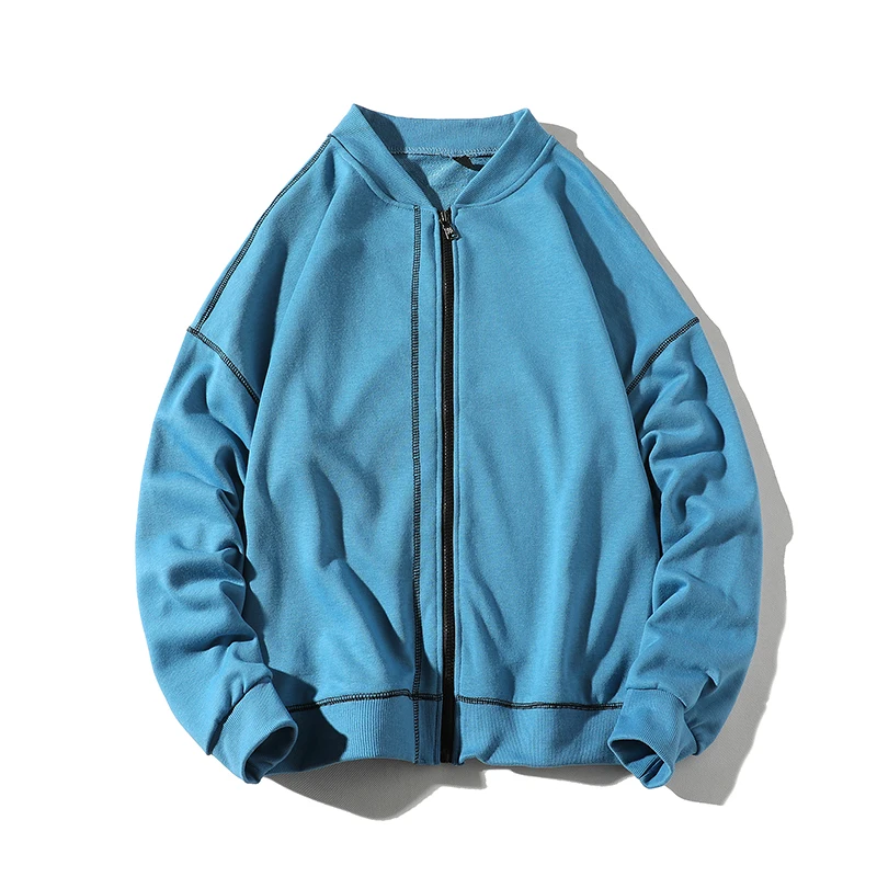 

Мужская толстовка с капюшоном на молнии, свитер с круглым вырезом для подростков, осенняя одежда для пар, корейская мода, уличная одежда, пов...