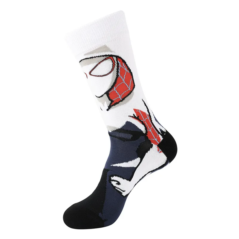 Хлопковые носки для косплея клоуна супергероя звезда лорд Веном Гвен Майлс