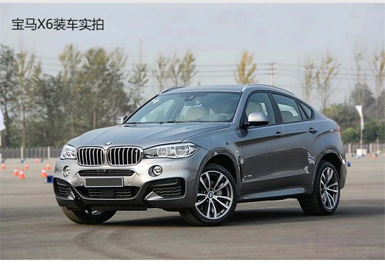 Алюминий сплав Багажник На Крышу для BMW X6 F16 2015-2019 ограждения бар Чемодан