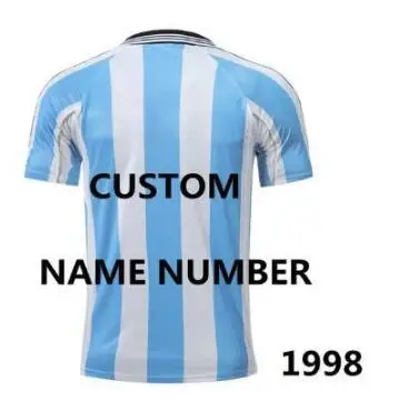 

1998 BATISTUTA Home Retro Soccer Jerseys Away Classic Football Shirts