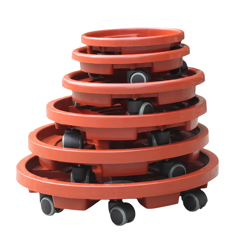 

Подставка-поднос для растений и цветочных горшков с круглым колесом, съемная садовая тарелка из смолы, круглая подставка для растений WY615