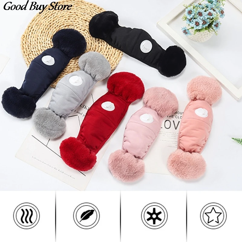 

2 in 1 Winter Ear Warmer Outdoor Earmuffs Mouth Cover Women Men Outdoor Skiing Cycling Thicken Plush Earmuffs Earflap Ears Cap
