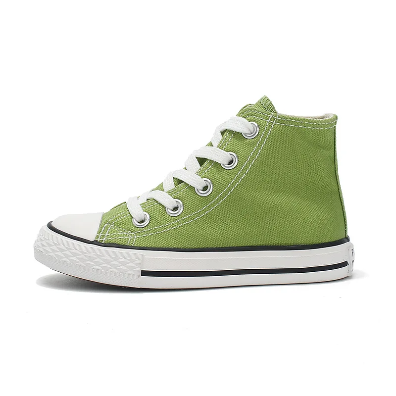 

2021 spring and autumn new fashion boys and girls white shoes, children's casual canvas shoes, baby comfortable flat sneakers