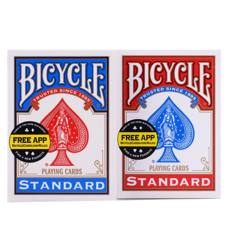1 колода оригинальные игральные карты Bicycle велосипедный стандарт колода обычные велосипедные карты колода всадник назад волшебные карты реквизит для магических фокусов