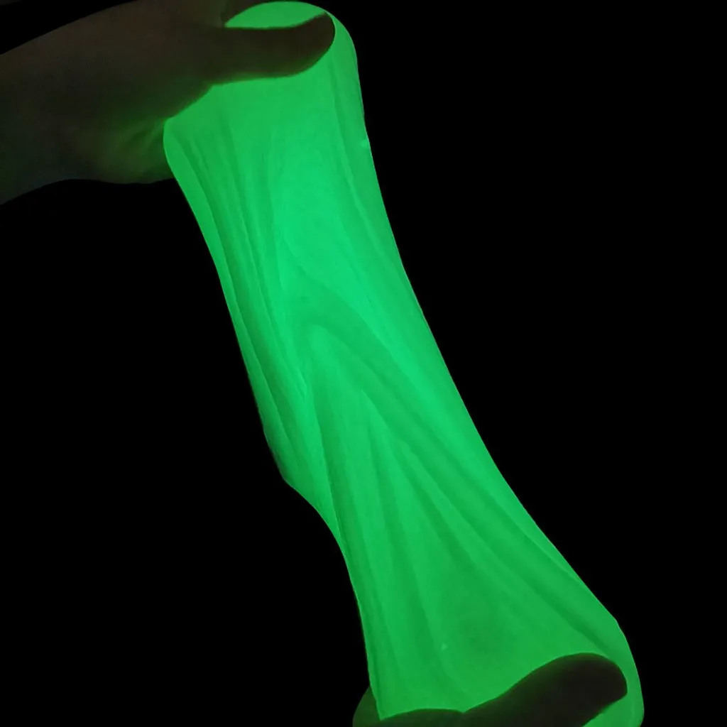 3D пушистая пенопластовая глина для слайма DIY мягкий хлопковый Набор светится в