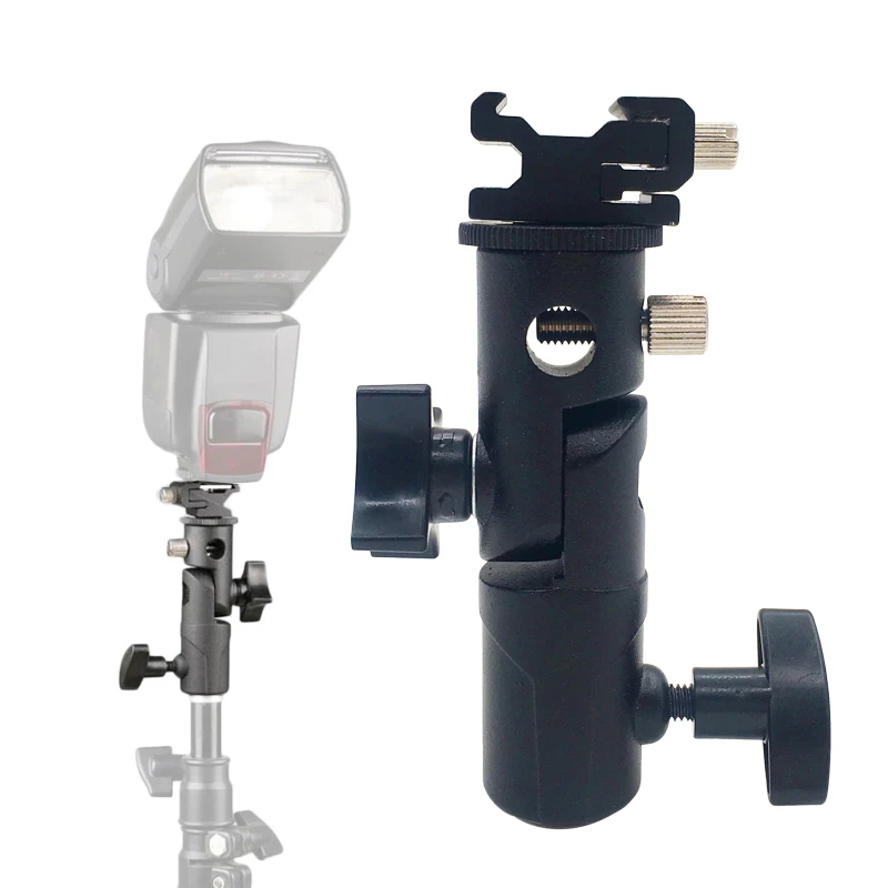 Новинка поворотный держатель для вспышки Горячий башмак зонта адаптер