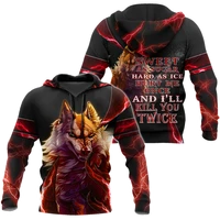 3d printed casual hoodies animal love wolf unisex springfall harajuku for menwomen zip hooded pullover funny sweatshirt 07